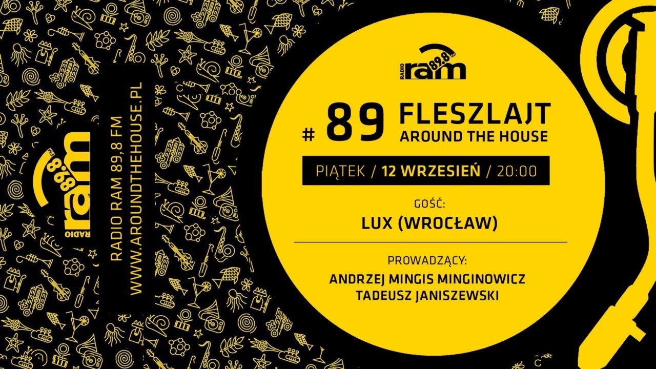 Fleszlajt - Around The House 089 | RADIO RAM 89,8 FM | Mingis & LUX (B2B)