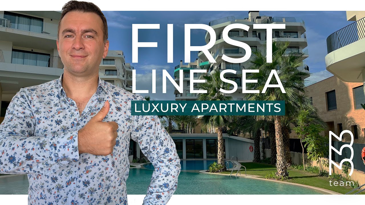 Review of first line sea LUXURY APARTMENTS for sale. province Alicante, Spain