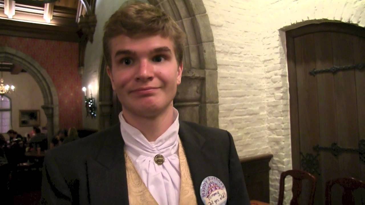 Tommy dances with Cinderella at Akershus