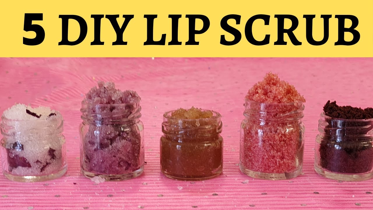 BEAUTY&CARE(EPI-106)5 DIY LIP SCRUB|NATURAL LIP SCRUB FOR PIGMENTATION,DRY CHAPPED LIPS| PINK LIPS👄👄