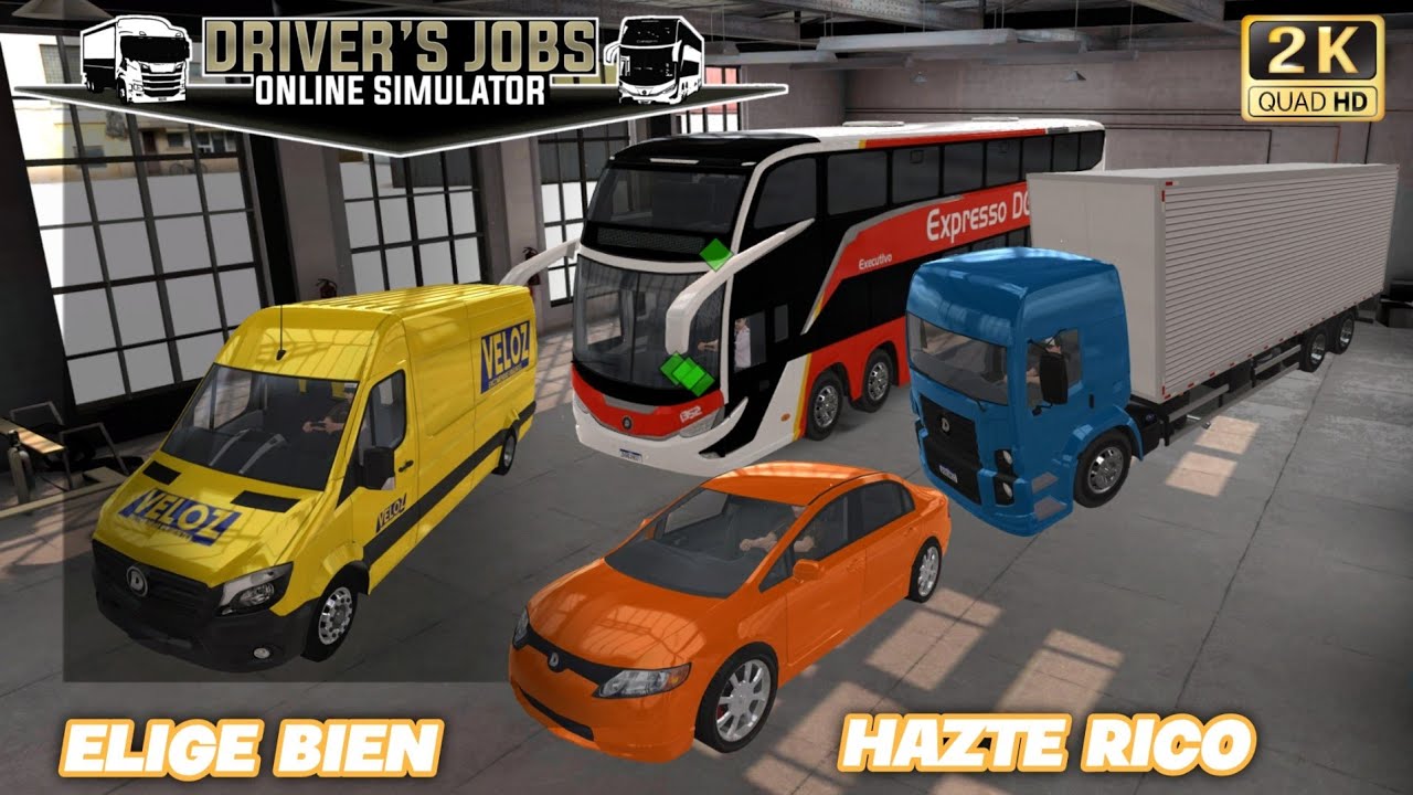 Guía Definitiva de Todos los trabajos y vehículos - Drive Jobs Online Simulator