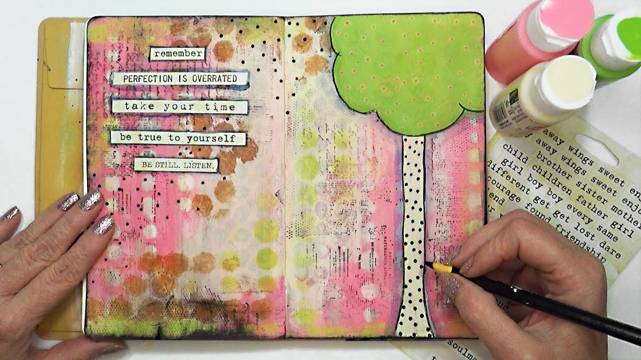 Fun & Easy Way to Start a Grungy Background