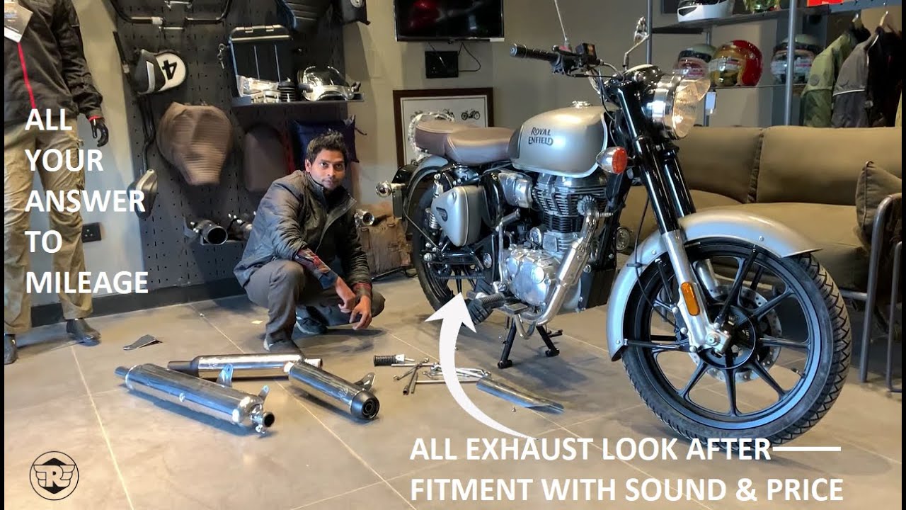Royal Enfield All Exhaust With Price, Sound Check & Look | Know About Mileage Q&A- Sales Man