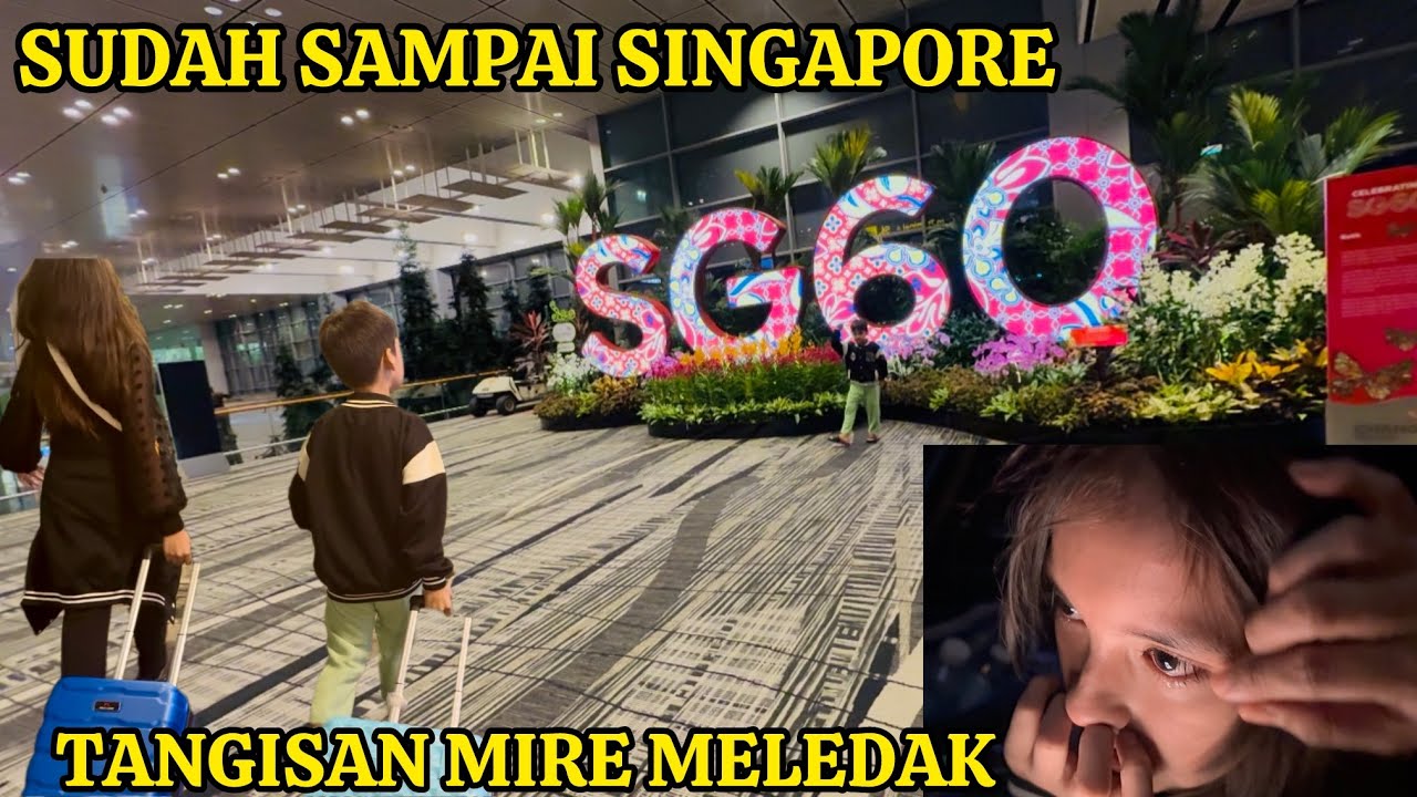 SUDAH SAMPAI SINGAPURA DAN MELANJUTKAN PERJALANAN KE SWISS || MIRE NANGIS 😭