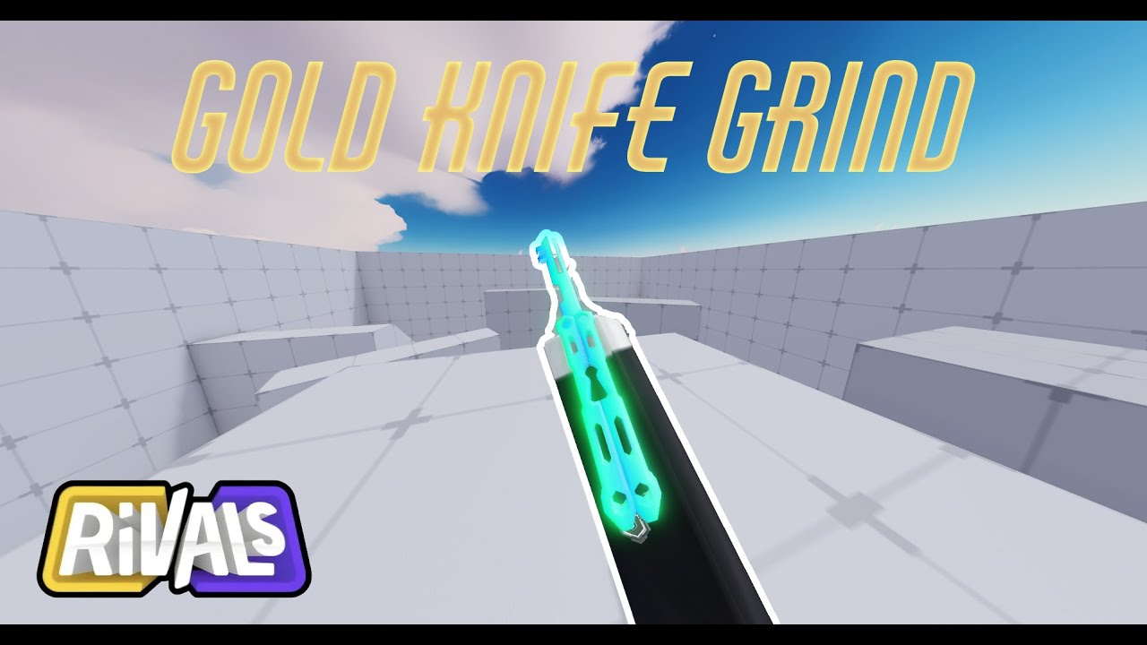 Getting Gold on Knife in Rivals | 100 more kills