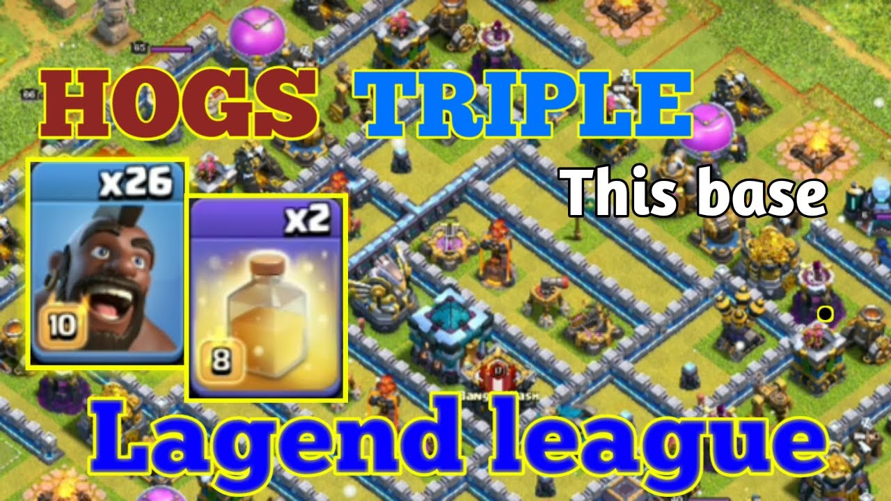 Th13 queen charge hog triple common lagend league base 2019. Mylifegaming!