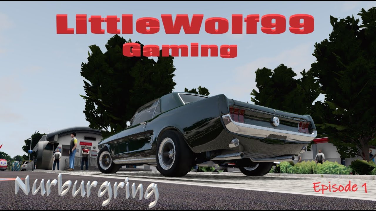 BeamNG.drive Nürburgring in a Modified 1965 Mustang