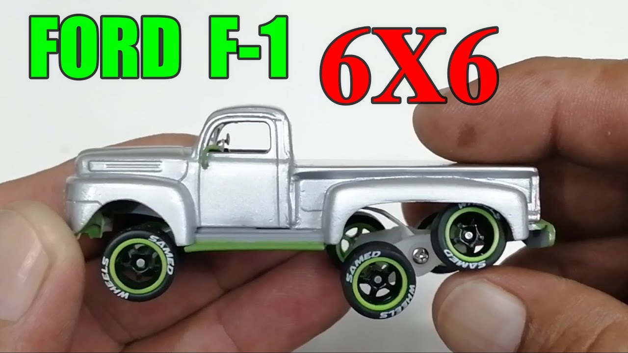 ✅COMO HACER UNA SUSPENSION 6X6 HOT WHEELS CUSTOM FORD F1