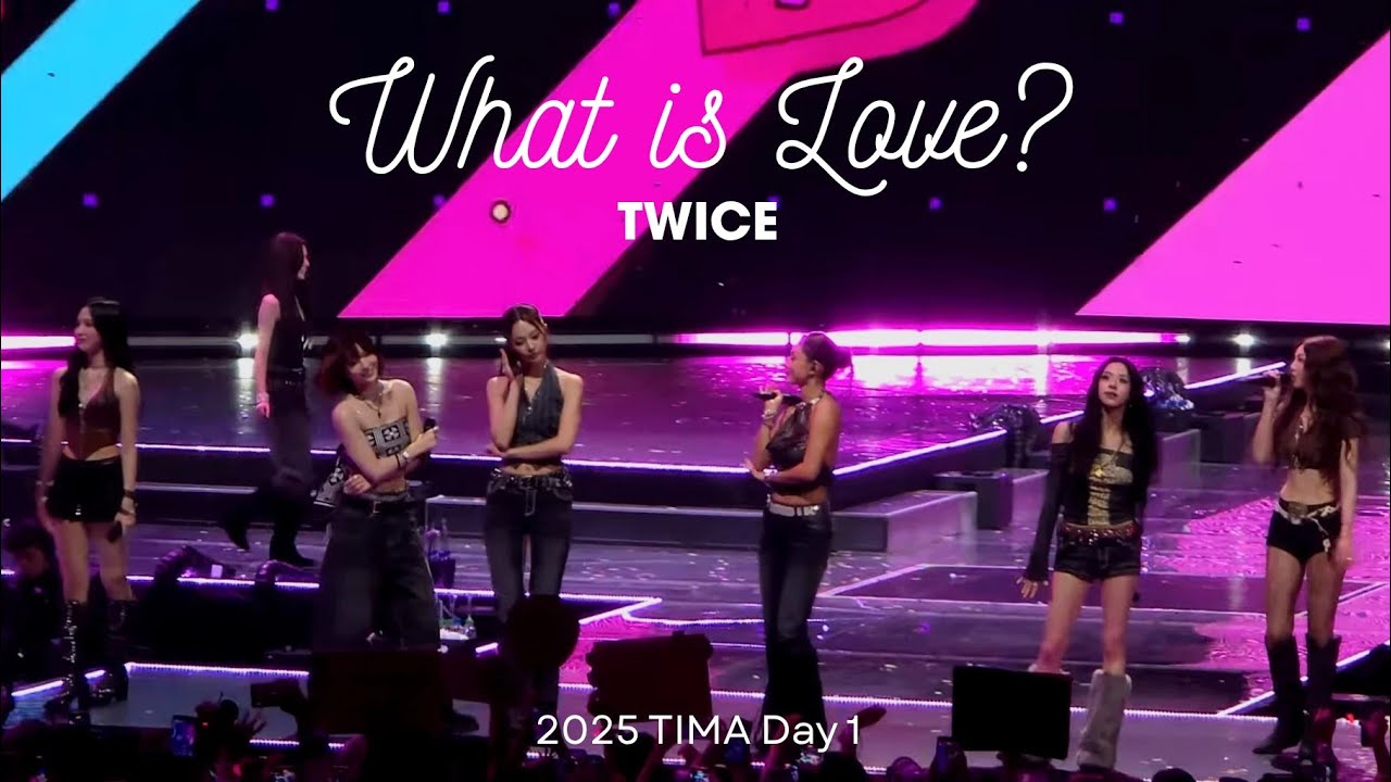 [4K] TWICE 트와이스 - What is Love? @2025 TMElive International Music Awards（TIMA）Day 1