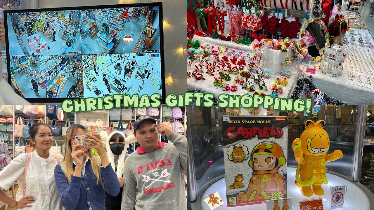 Vlongmas EP.2 Shopping gifts for gifts exchange at Ayutthaya city park | ซื้อของจับของขวัญ (Thai)