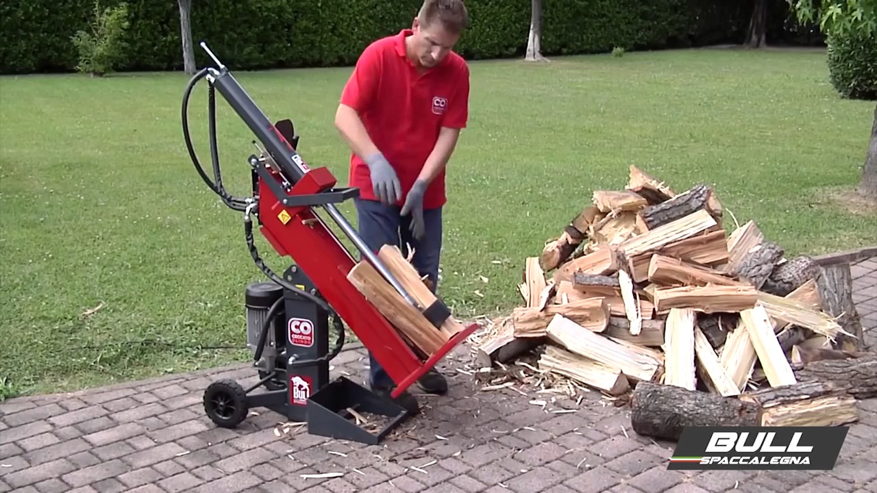 Elektrischer einphasiger Holzspalter Ceccato BULL SPLE10 POL 10 t  Multiposition