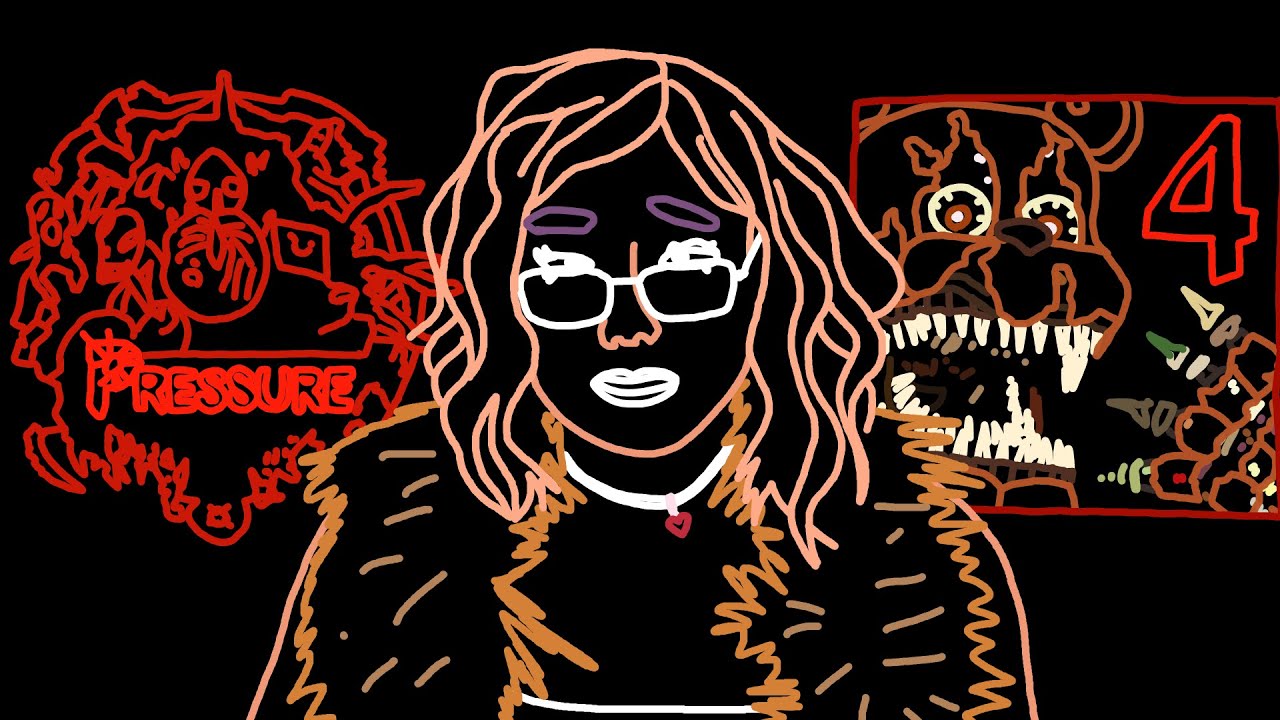 bedlam plays horror games (in a melodie cosplay)