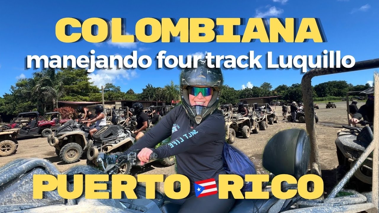 Visité la hacienda Carabali en Puerto Rico /primera vez en un four track en Puerto Rico🇵🇷