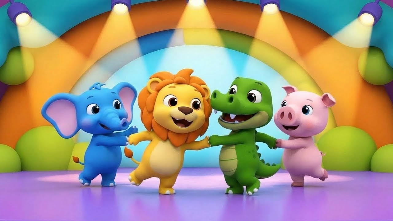 Animals & Colors Dance | Fun Learning Song for Kids