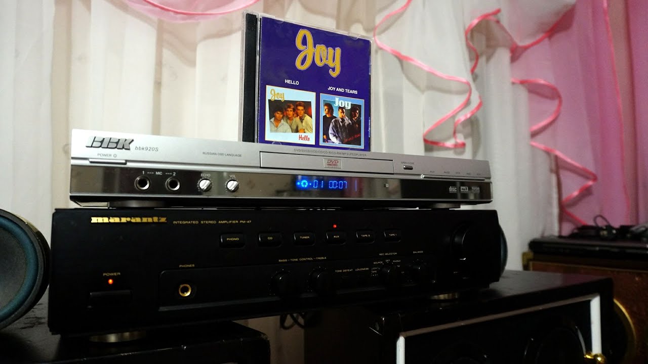 Joy -  hello. Amplifier Marantz PM 44 + DVD BBK + АС КИНАП