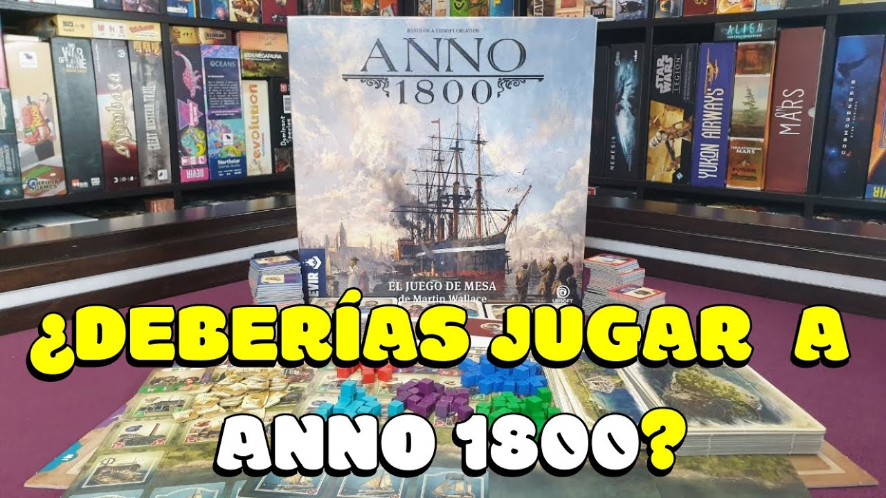 ¿Deberías jugar a ANNO 1800 el juego de mesa? @DevirTV Reseña y opinión