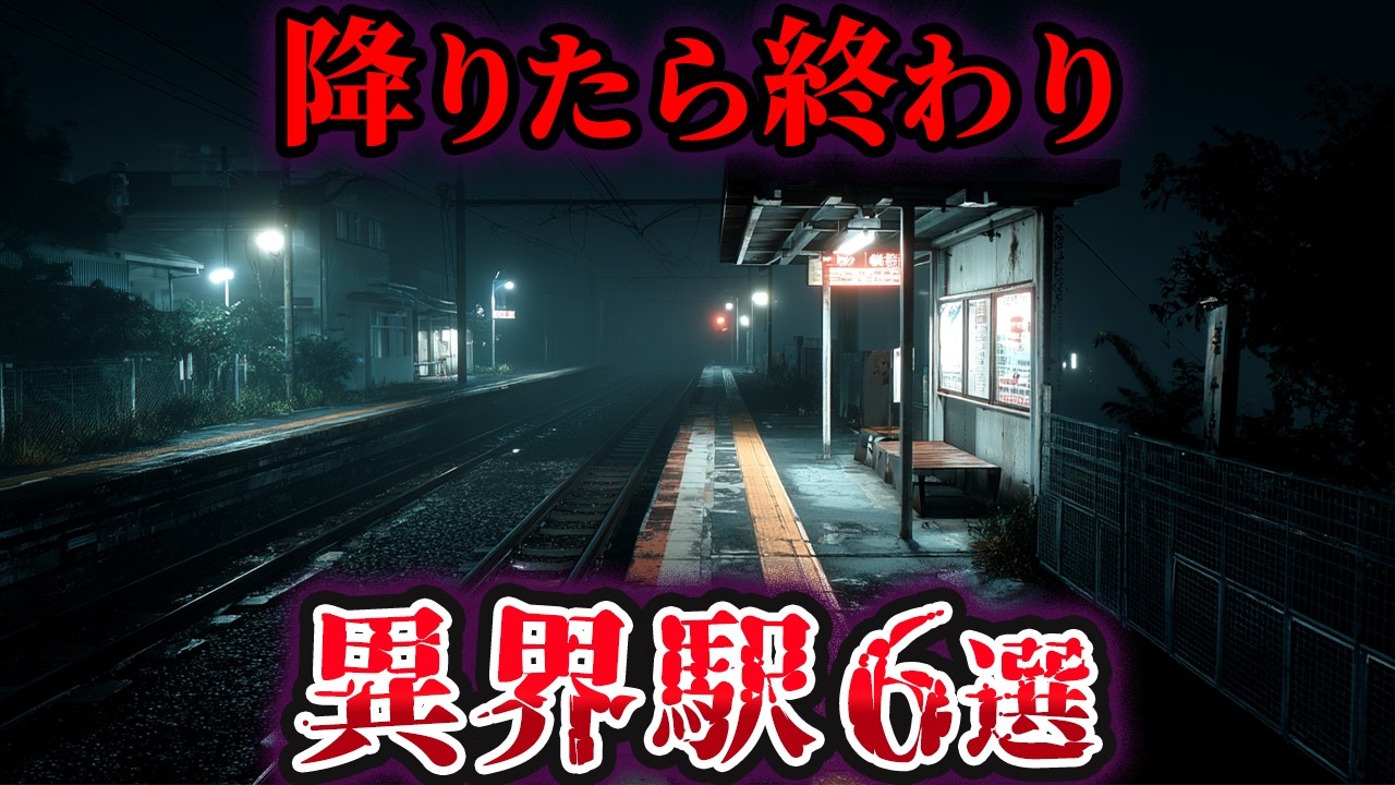 【ゆっくり解説】絶対に降りてはいけない異界駅6選