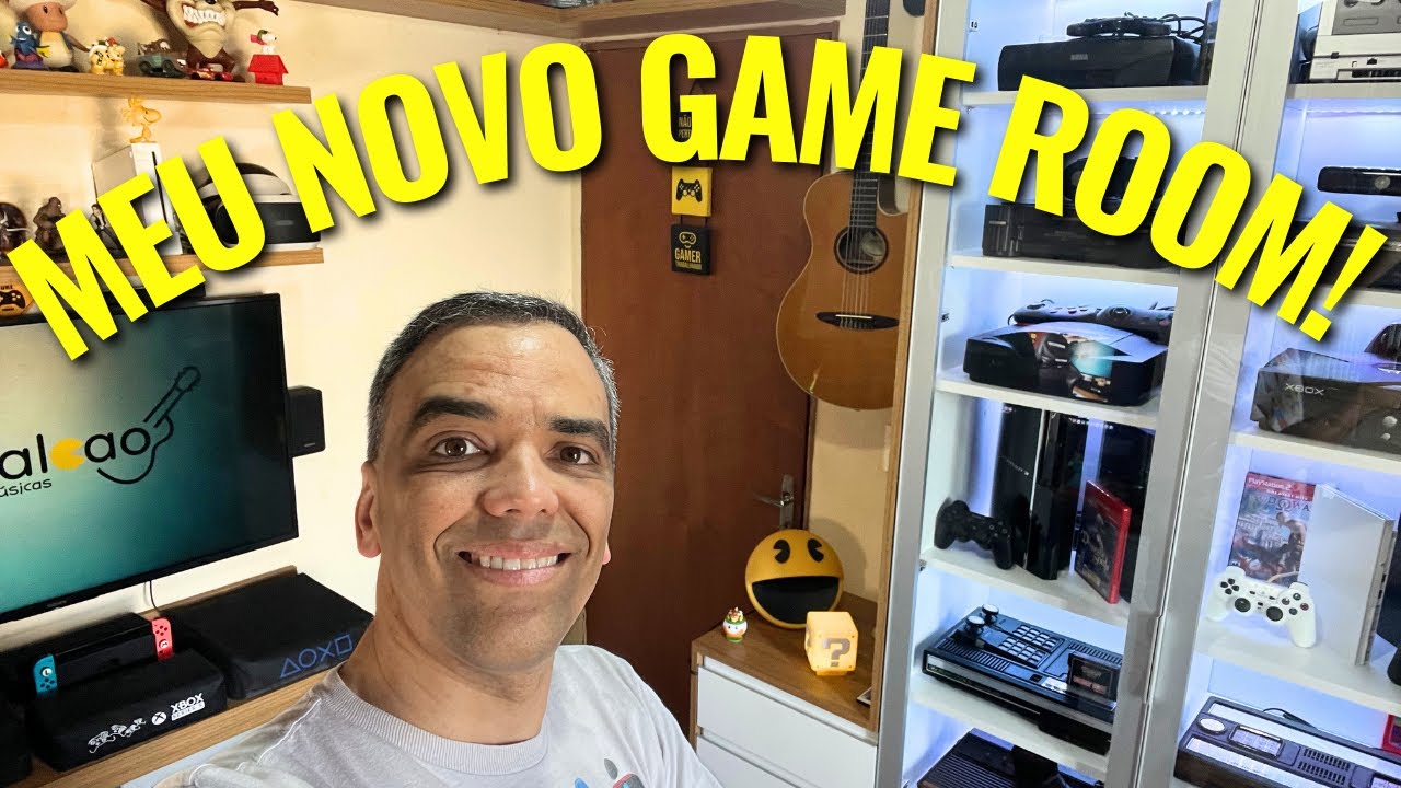 MEU NOVO GAME ROOM! DO PROJETO ATÉ A MONTAGEM!