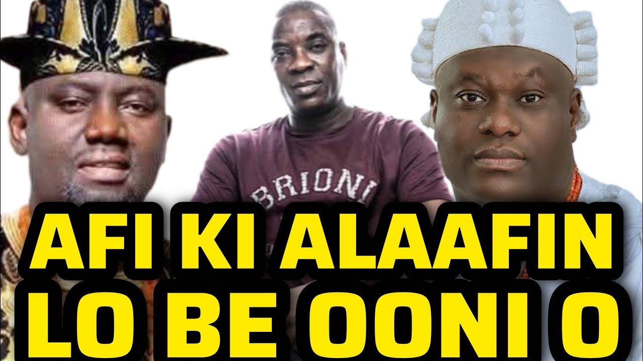 ALAAFIN JEBI ORO YI. ASHIRI IJA LARIN ALAAFIN ATI OONI TU O. AFI KI ALAAFIN LO TORO FUN IDARIJIN.