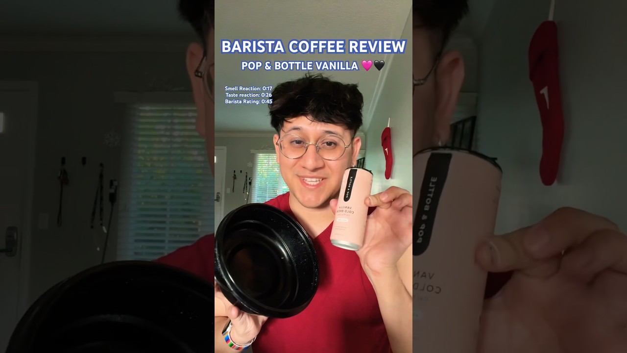 Barista Coffee Review: Pop and Bottle Vanilla Cold Brew! #coffeereview #coffee #barista