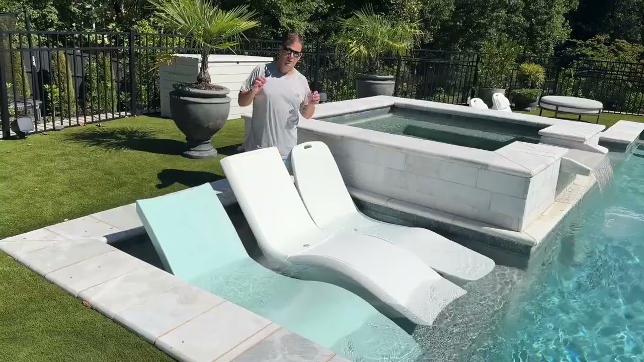 Part 4 of 5: Emptying the core of Tenjam Laylo in-pool lounger vs. Others