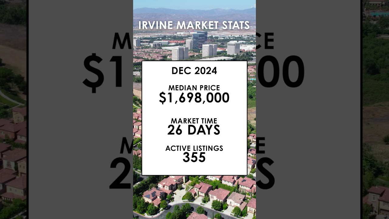 Irvine's Housing Market is Still Hot This Winter! #irvine #realestate #orangecounty