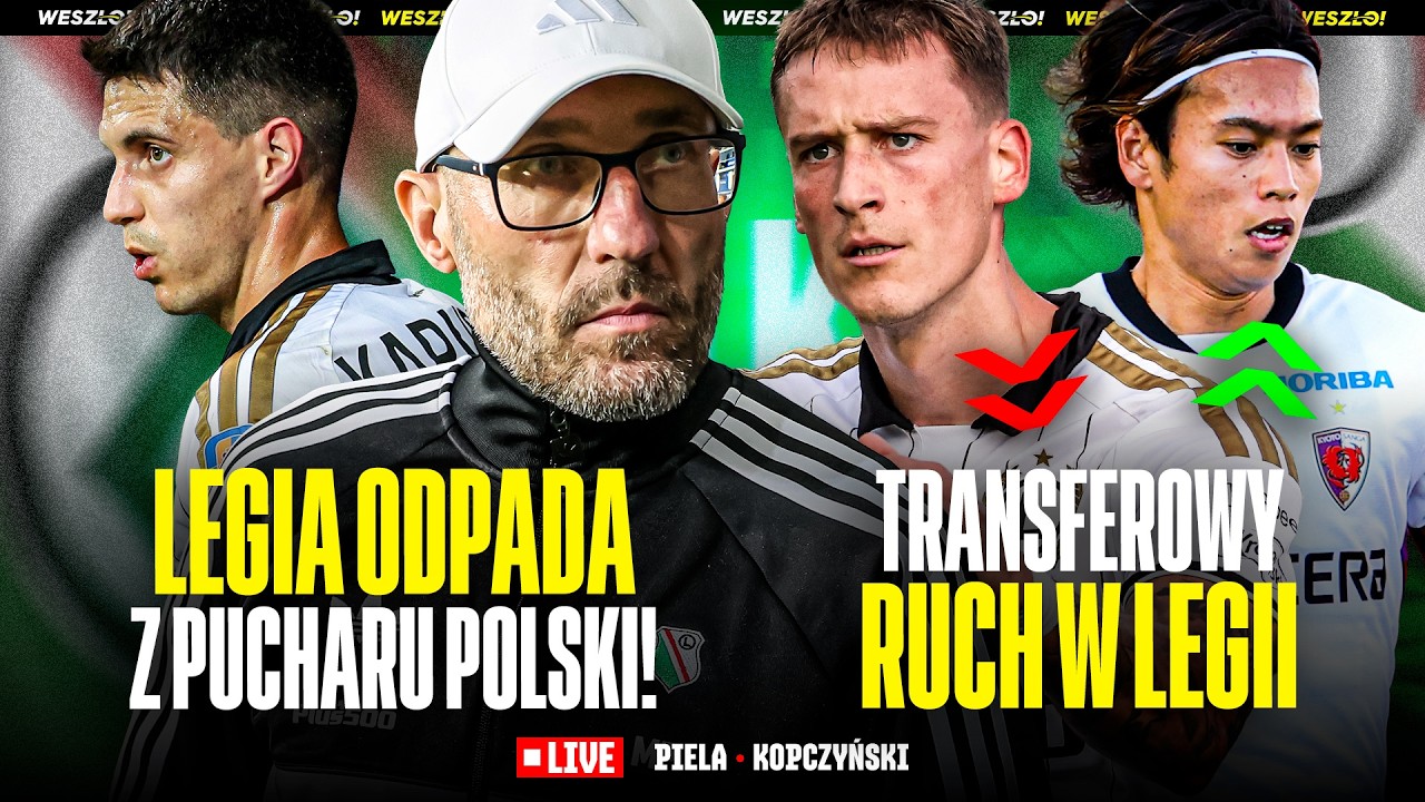 RAJOVIĆ&nbsp;ODCHODZI Z LEGII! REWANŻ Z MOTOREM ZA PUCHAR POLSKI | CZARNA ELKA LIVE | PIELA I KOPCZYŃSKI