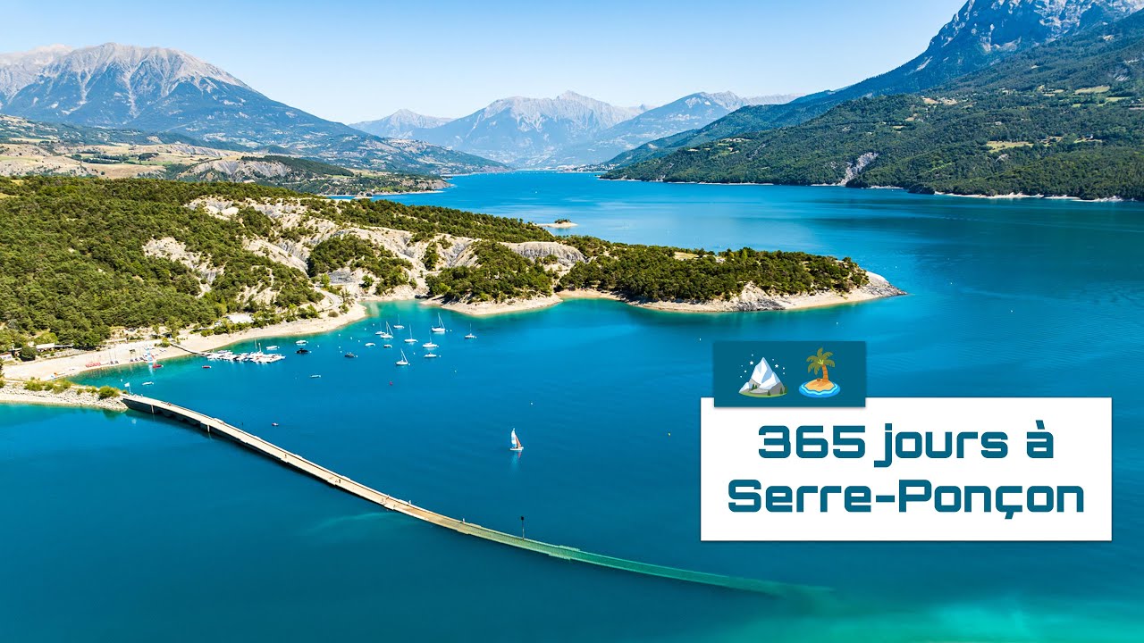 🏔️ Lac de Serre-Ponçon 🇫🇷 [4k Drone]