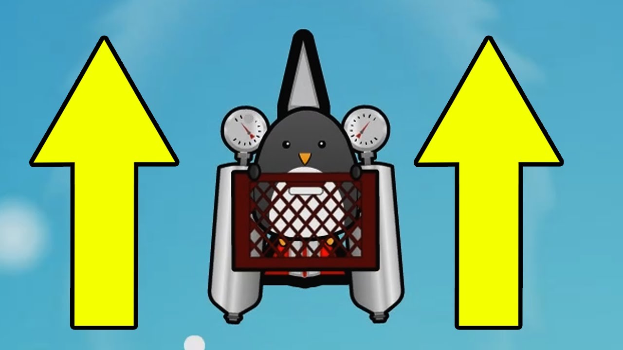 PINGWIN LECI NA KSIĘŻYC | LEARN TO FLY 3