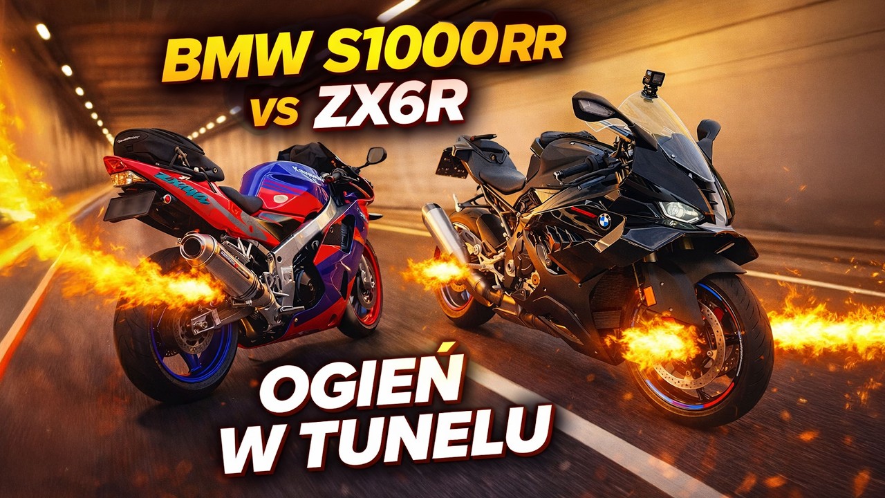 ZX6R & S1000RR - MIASTO, ZAMEK I OGIEŃ W TUNELU!