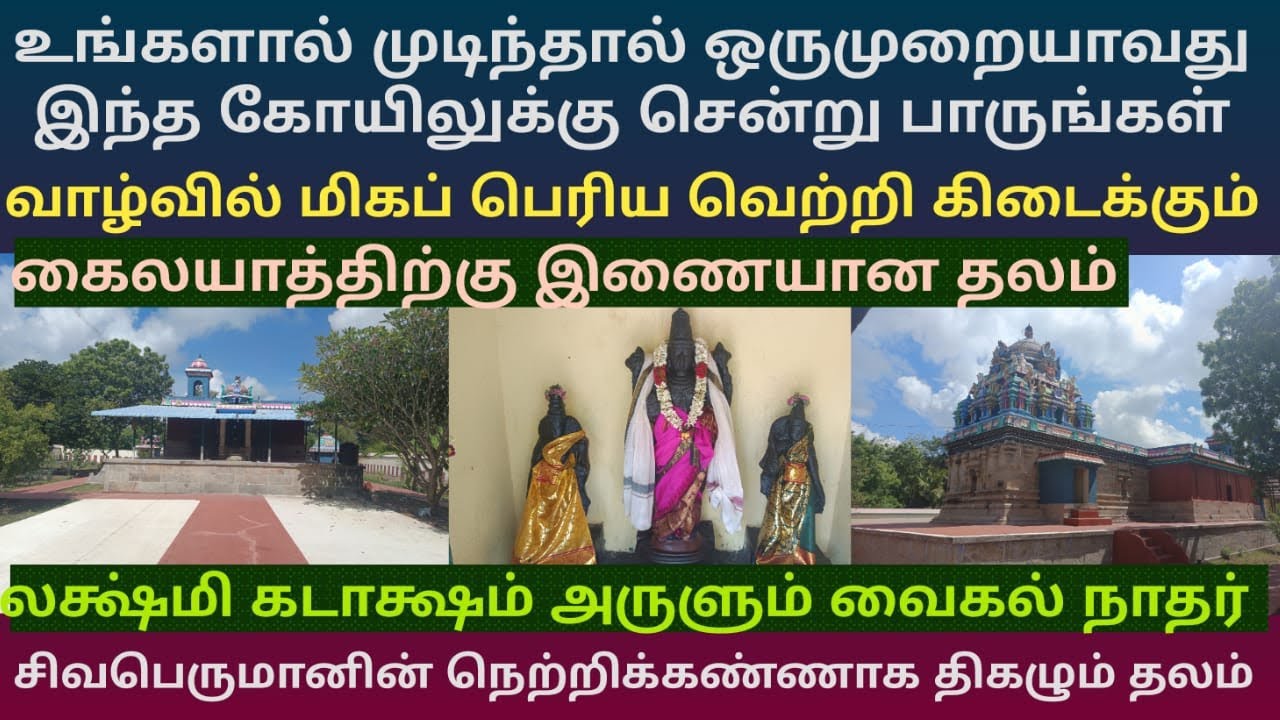 வாழும் காலத்தில் ஒரு முறையாவது செல்ல வேண்டிய வைகல் வைகல் நாதர் கோயில் | முடக்கு தோஷம் நிவர்த்தி தலம்
