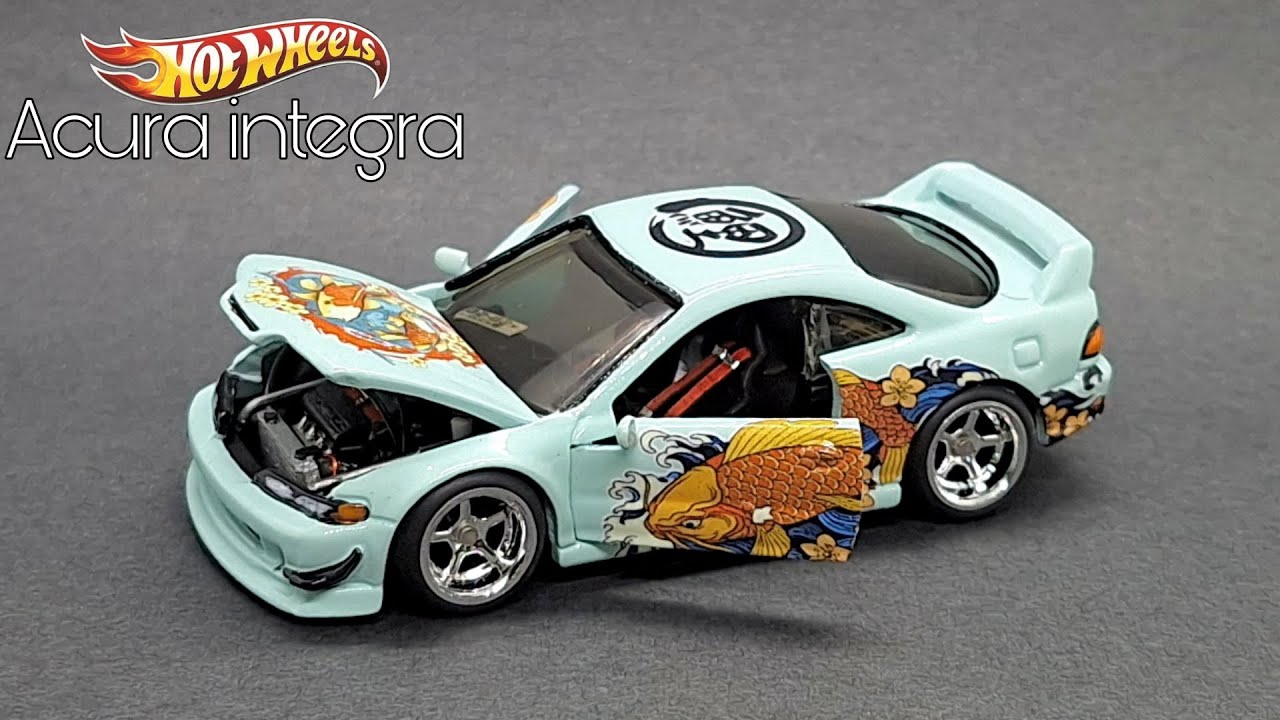кастомные машинки Hot Wheels Acura Integra