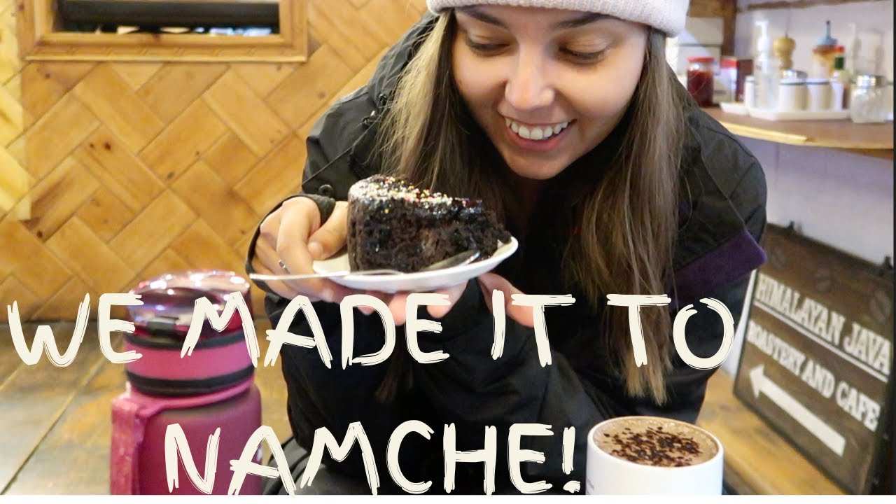 Everest Base Camp Ep.2 -  First View of Everest & Eating Chocolate Cake!