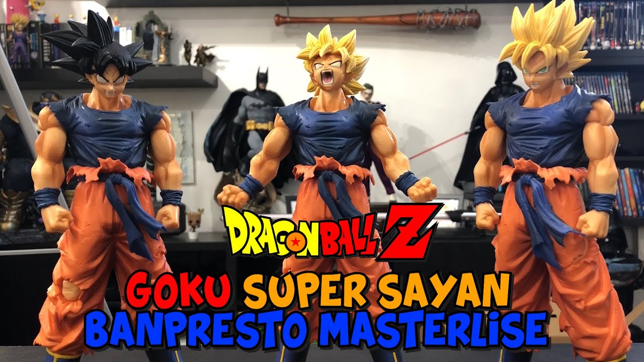 DRAGON BALL LEGEND BATTLE FIGURE - GOKU SUPER SAIYAN MASTERLISE EMOVING! Bandai | Banpresto