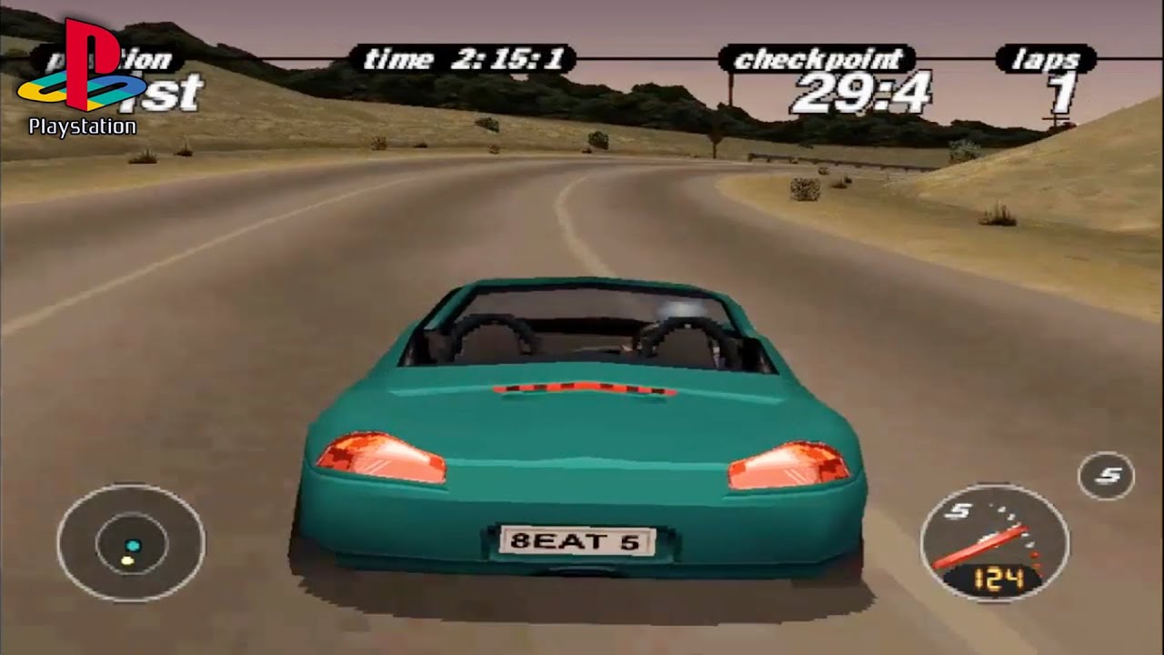 Porsche Challenge (PS1 Gameplay)