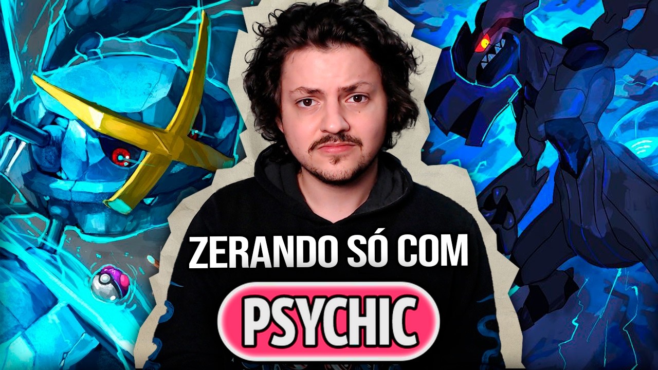 DÁ pra ZERAR Pokémon BLACK 2 SÓ com o Tipo PSIQUICO???!  🩷🤓