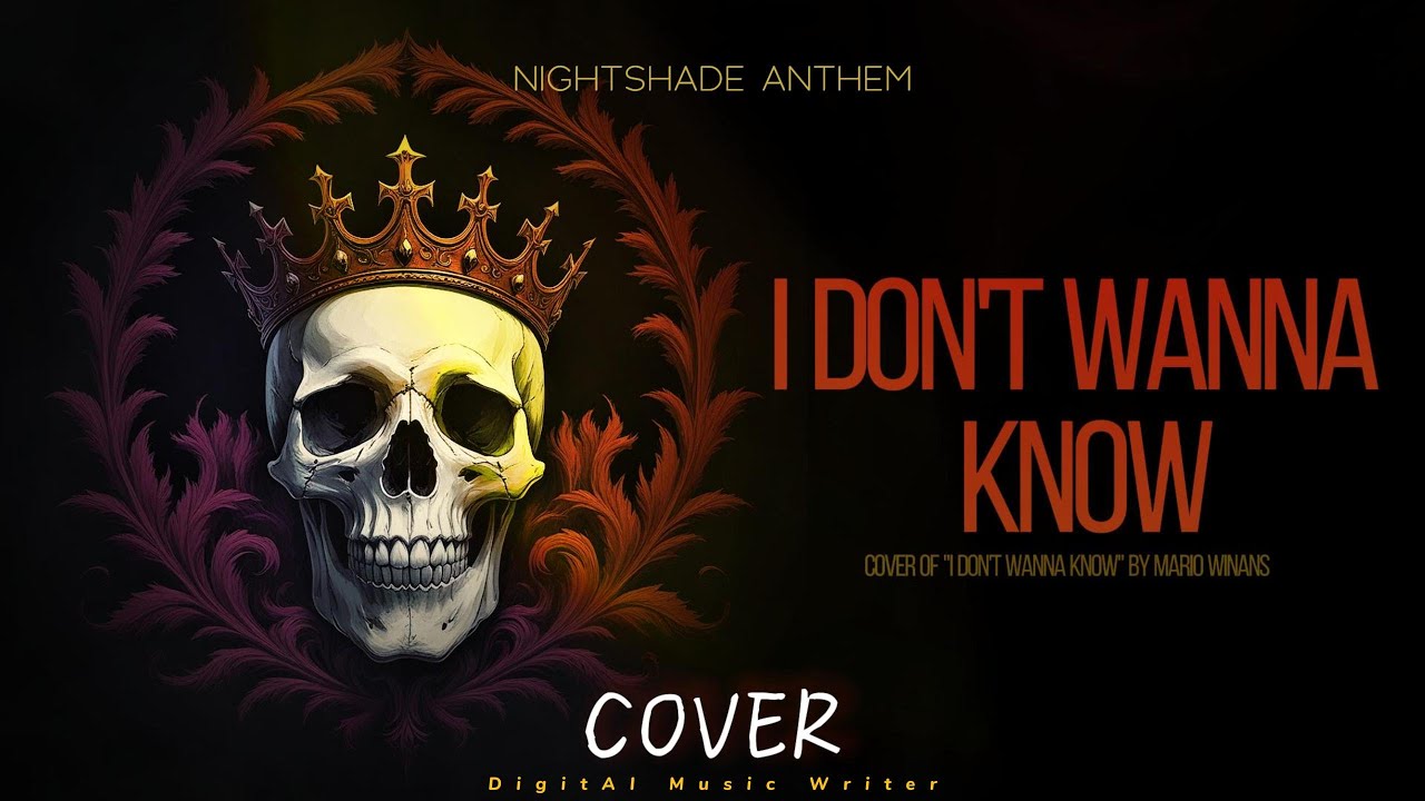 Nightshade Anthem - I Don't Wanna Know (Post-Grunge Cover of Mario Winans)