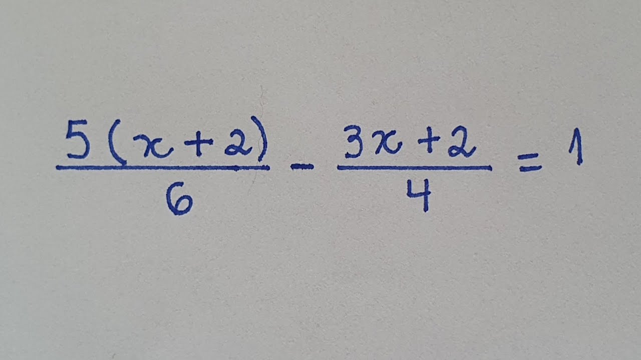 ❎ Equação do 1º Grau com Fração - Professora Angela Matemática