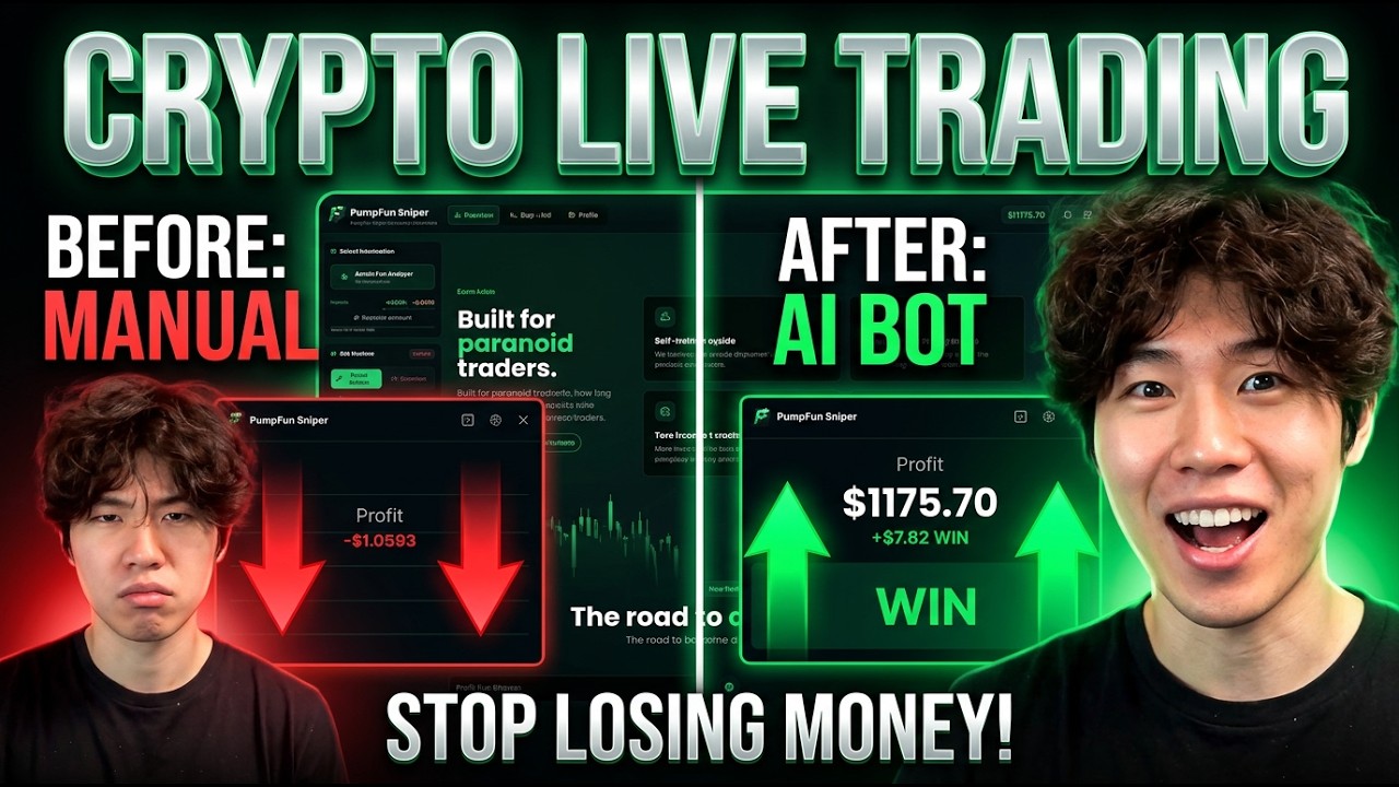 NEW AI Pump.Fun Sniper Bot | Solana Sniper Bot |  Crypto Live Trading