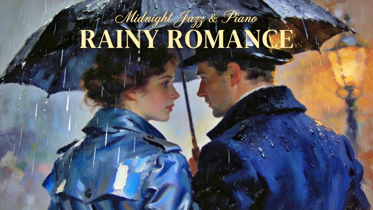 RAINY ROMANCE ☔ French Instrumental Music — Relaxing Rainy Day Jazz | Midnight in Paris