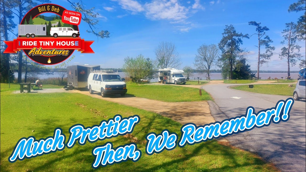 Cargo Trailer Conversion Camping At East Bank Campground On Lake Seminole