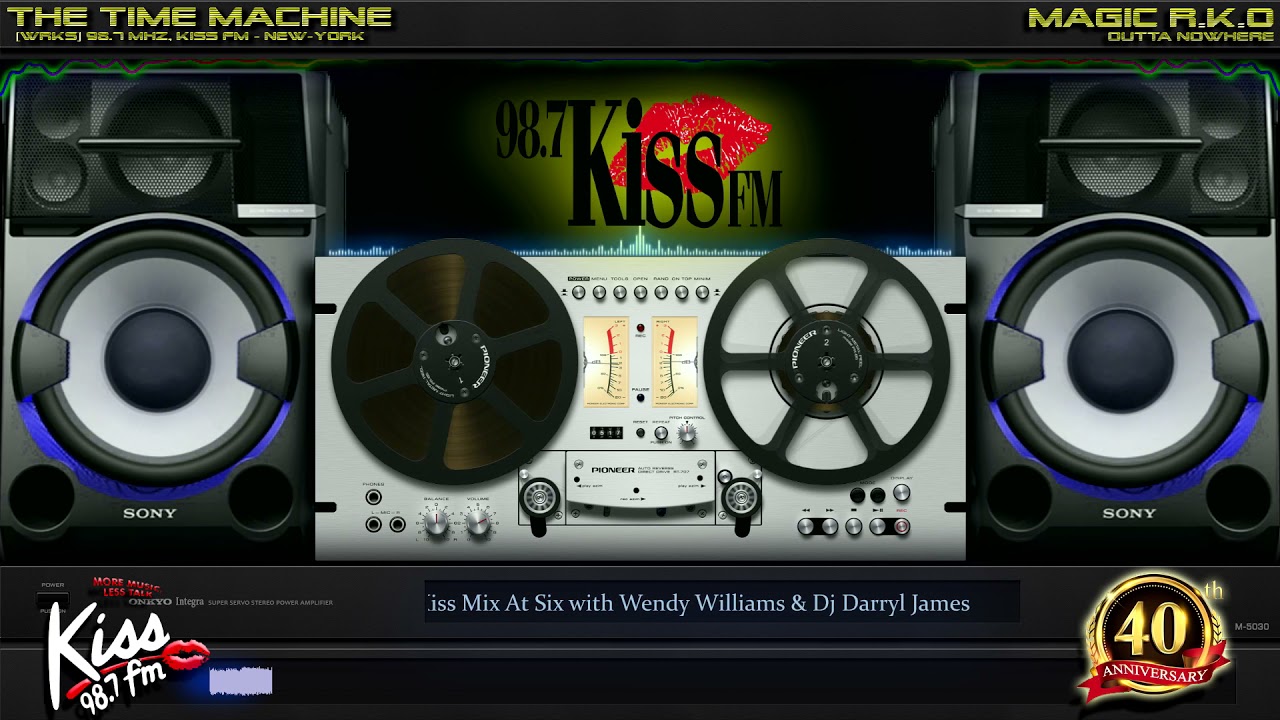 [WRKS] 98.7 Mhz, Kiss FM (1991-07-26) Kiss Mix At Six with Wendy Williams & Darryl James | CUT © ® |