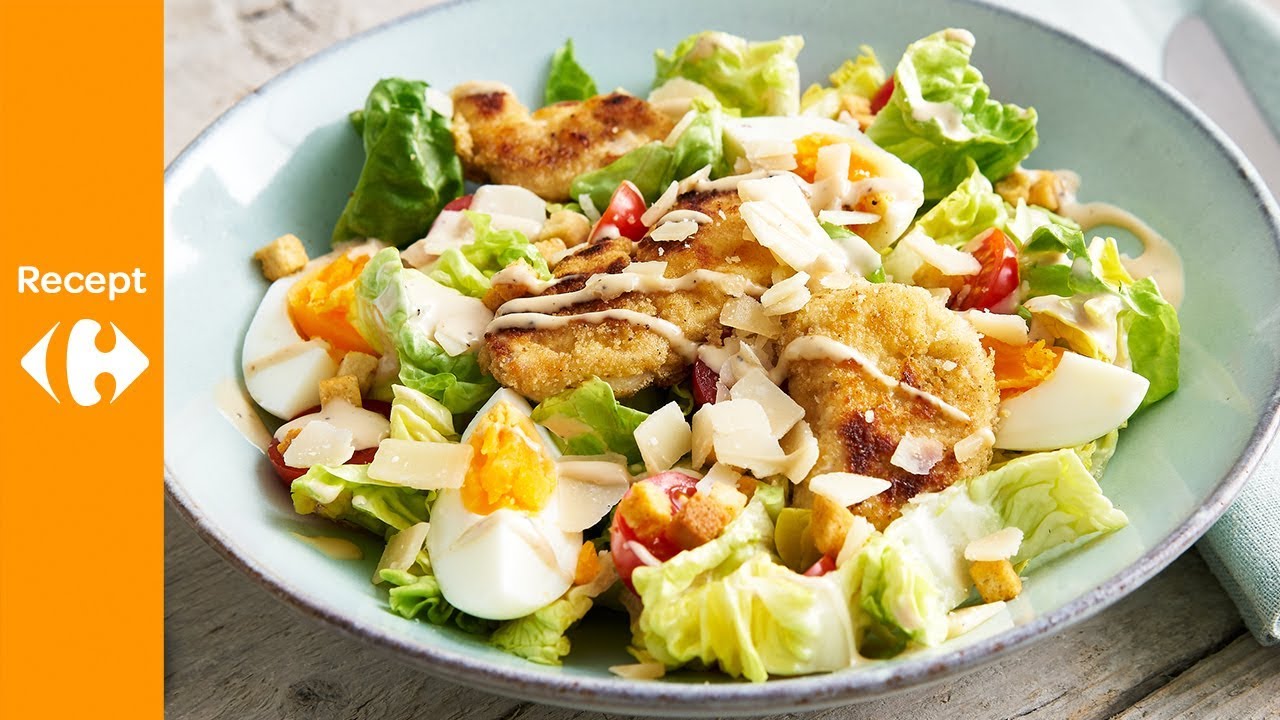 Caesarsalade met crispy kip