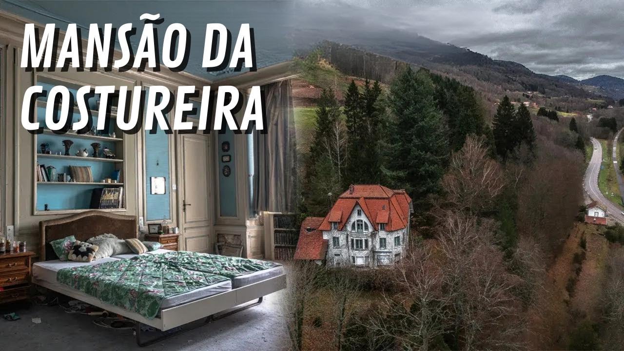 Mansão ABANDONADA da costureira francesa - Tudo deixado pra trás