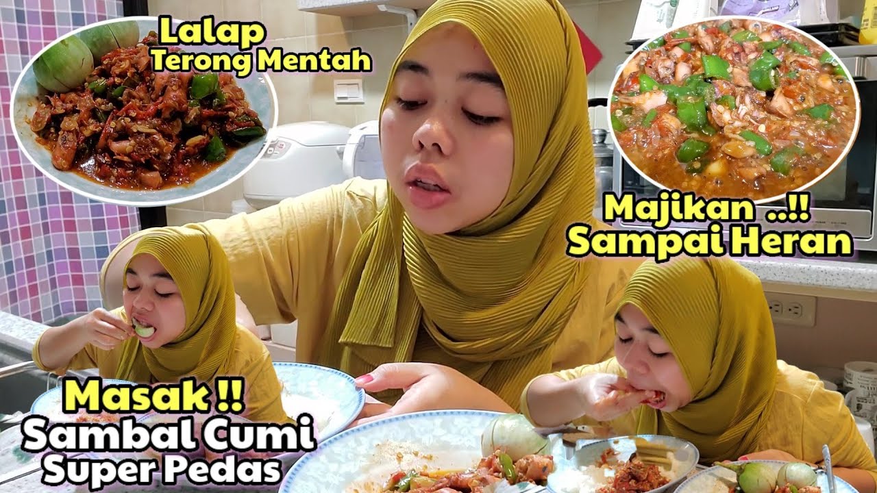PEDAS Ugal-Ugalan ⁉️ Perdana Masak SambaL Cumi Super Pedas