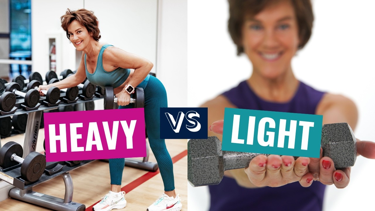 Heavy vs Light Weights After 50 (wish ALL women knew this)