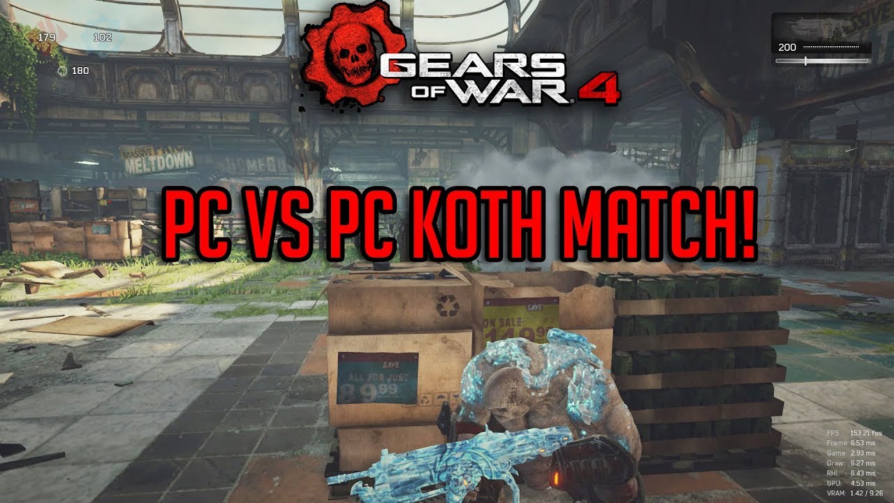 PC vs PC Players KOTH Match! | Gears 4 PC Gameplay