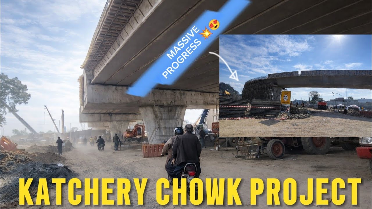 Katchery Chowk Interchange | Flyover Nearing Completion 🤯💥 | Latest Update | Construction Updates 