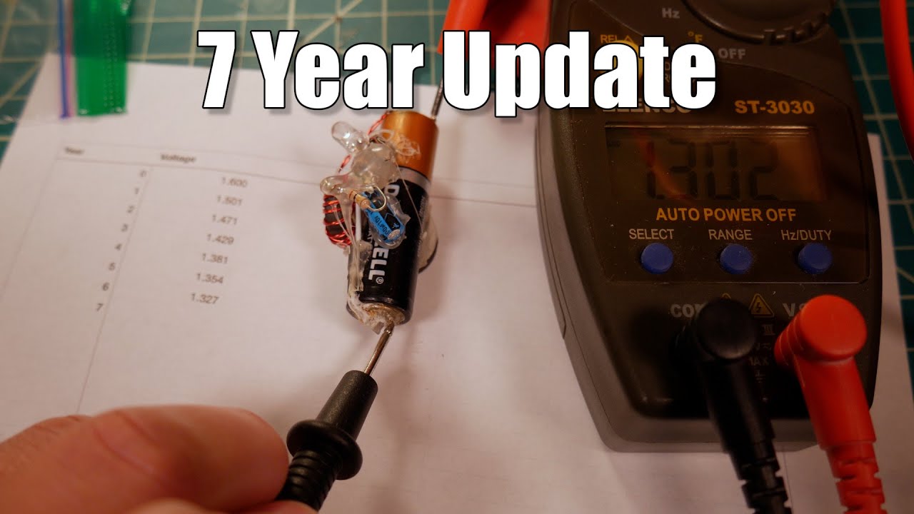 Long Life Blinking Joule Thief 7 Year Update