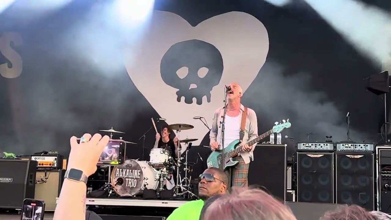 Alkaline Trio Live - Mercy Me - Four Chord Fest, Washington, PA - 8/13/23